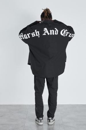 Gothic Casual Long Sleeve Shirt - Versatile Loose Trendy Top for 90s Y2K Aesthetic