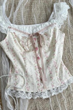 Grace Kelly Style, Abiti Alta Sartoria - Kawaii Top & Mini Skirt Two Piece Set