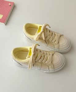 Gradient Rainbow Breathable Sneakers for Women - Summer 2025 Thick-Soled Versatile Sports Shoes, Y2K Style Fashion Footwear