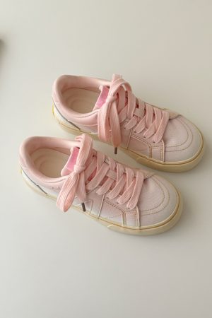 Gradient Rainbow Breathable Sneakers for Women - Summer 2025 Thick-Soled Versatile Sports Shoes, Y2K Style Fashion Footwear