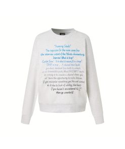 Gradient Slogan Round Neck Sweatshirt - Trendy Autumn Winter Long Sleeve Women's Casual Slim Fit Top