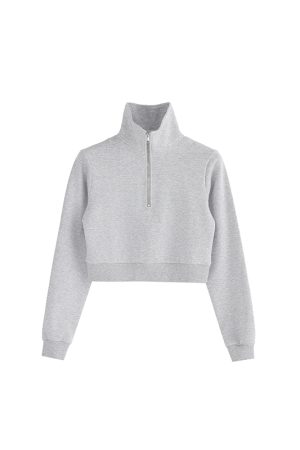 Half-Zip American Style Hoodie - Roaring Beast Design for Autumn/Winter 2025, Trendy Streetwear Inspired by 90s and Y2K Fashion