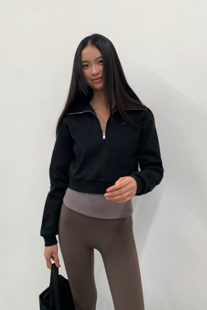 Half-Zip American Style Hoodie - Roaring Beast Design for Autumn/Winter 2025, Trendy Streetwear Inspired by 90s and Y2K Fashion