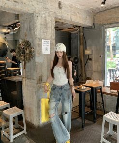 Halter Strapless Drawstring Top - Slimming Versatile Vacation Style, Sexy Trendy Summer Fashion, Perfect for Y2K and 90s Looks