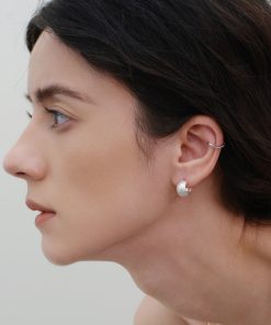 Hammered Design 925 Silver Needle Earrings - Sparkling Spring Summer Ear Studs for 90s Aesthetic and Y2K Fashion Lovers