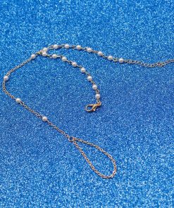 Handmade Beaded Pearl Bracelet and Ring Set - European and American Luxury Evening Jewelry for Women