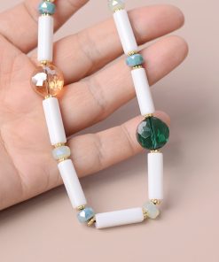 Handmade Crystal Phone Chain Strap - Beaded Decorative Case Strap for Women - Cute Spring/Summer Accessory in INS Style