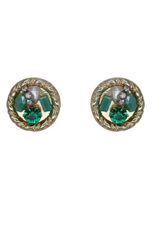 Handmade Ethnic Style Beaded Earrings for Women - Retro Blue Design, 2025 Trendy Spring/Summer Accessory