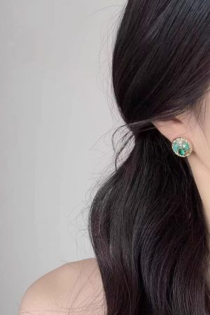 Handmade Ethnic Style Beaded Earrings for Women - Retro Blue Design, 2025 Trendy Spring/Summer Accessory