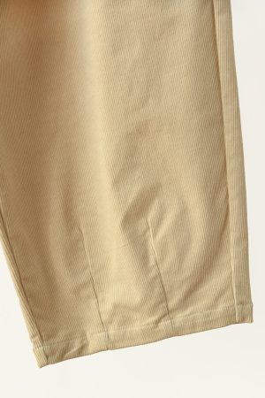 Handmade Retro Corduroy Balloon Pants with Loose Fit, Elastic Waistband, and Wide-Leg Design for Casual Chic Style