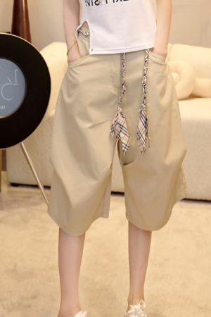 Handmade Sequin Floral Letter Short Sleeve T-Shirt with Waist-Cinching Fit & Casual Straight-Leg Wide-Leg Shorts - Summer Style