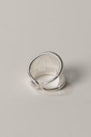 Handmade Vintage Open Ring for Men and Women, Simple 925 Silver Design, Versatile Finger Jewelry