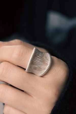 Handmade Vintage Open Ring for Men and Women, Simple 925 Silver Design, Versatile Finger Jewelry