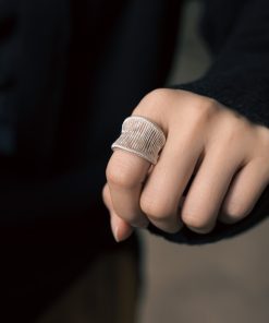 Handmade Vintage Open Ring for Men and Women, Simple 925 Silver Design, Versatile Finger Jewelry