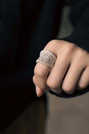 Handmade Vintage Open Ring for Men and Women, Simple 925 Silver Design, Versatile Finger Jewelry