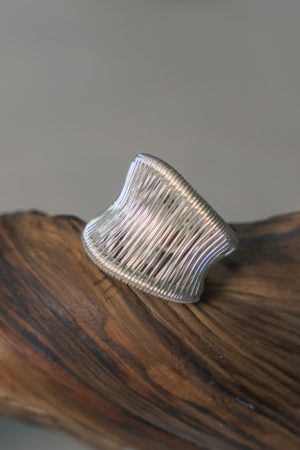 Handmade Vintage Open Ring for Men and Women, Simple 925 Silver Design, Versatile Finger Jewelry