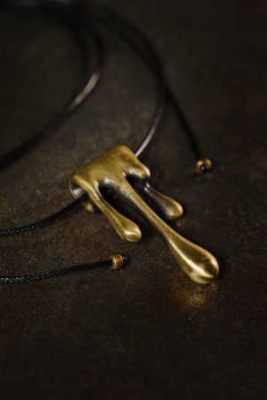 Handmade Vintage Water Droplet Pendant - Trendy Niche Accessory for Men and Women, Unique Versatile Design