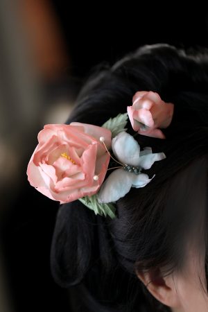 Hanfu Peony Hair Clip - Ancient Tang Dynasty Style Floral Hair Accessory for Fairy Tale Costumes and Traditional Looks