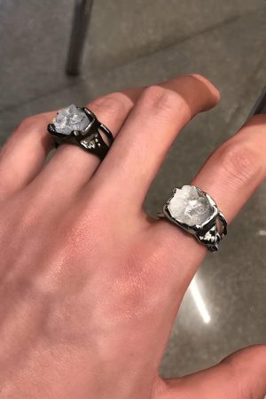 Harajuku Streetwear, Sugar Free Outfits - Cyberpunk Crystal Ring