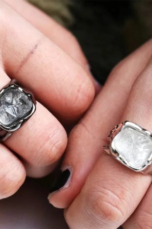 Harajuku Streetwear, Sugar Free Outfits - Cyberpunk Crystal Ring