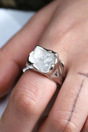 Harajuku Streetwear, Sugar Free Outfits - Cyberpunk Crystal Ring