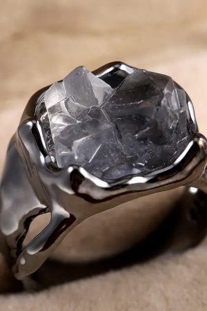 Harajuku Streetwear, Sugar Free Outfits - Cyberpunk Crystal Ring