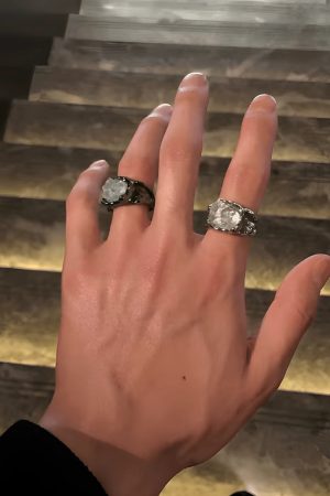 Harajuku Streetwear, Sugar Free Outfits - Cyberpunk Crystal Ring