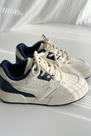 Harajuku-Style Women's Sneakers - 2025 Spring Casual Thick-Soled Versatile Shoes for Y2K Fashion Lovers
