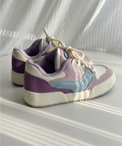 Harajuku-Style Women's Sneakers - 2025 Spring Casual Thick-Soled Versatile Shoes for Y2K Fashion Lovers