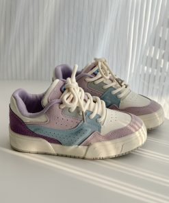 Harajuku-Style Women's Sneakers - 2025 Spring Casual Thick-Soled Versatile Shoes for Y2K Fashion Lovers