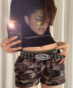 Heavy Industrial Punk Women's Belt with Unique Design for Jeans - Trendy Decorative Spicy Girl Style Accessory