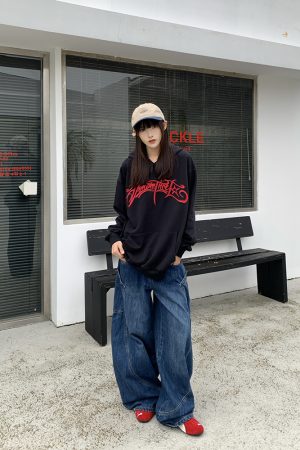 Heavyweight Embroidered Logo Hoodie for Men & Women - American Style Spring Autumn Sweatshirt, Pure Cotton High Street Fashion