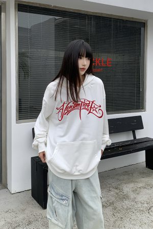 Heavyweight Embroidered Logo Hoodie for Men & Women - American Style Spring Autumn Sweatshirt, Pure Cotton High Street Fashion