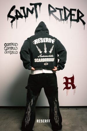 Heavyweight Water-Washed Fleece-Lined Distressed Hoodie - American Vintage Style Sweatshirt for Casual Comfort