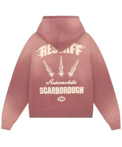 Heavyweight Water-Washed Fleece-Lined Distressed Hoodie - American Vintage Style Sweatshirt for Casual Comfort