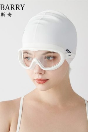 High-Definition Waterproof Anti-Fog Swimming Goggles for Adults and Kids - Large Frame Dive Gear for Pool & Ocean Use