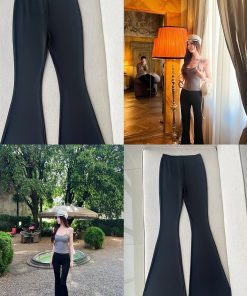 High Elasticity Casual Wide-Leg Long Pants for Women - Elegant Slimming Style, Fashionable Supermodel Legs Look