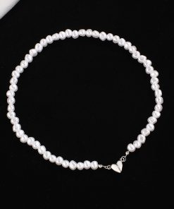 High-End Baroque Pearl Necklace for Women, Niche Clavicle Chain, Summer Light Luxury Design, Trendy 2025 Fashion Accessory