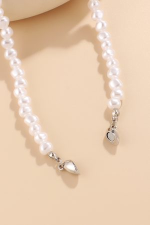 High-End Baroque Pearl Necklace for Women, Niche Clavicle Chain, Summer Light Luxury Design, Trendy 2025 Fashion Accessory
