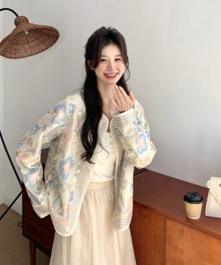 High-End Chinese Style Heavy Embroidery Short Jacket - Unique National Design for Spring - Small Size Fashion Top