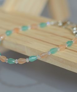 High-End Double Buckle Cat's Eye Stone Phone Chain Lanyard - Shiny Water Droplet Design Pendant Accessory for Girls