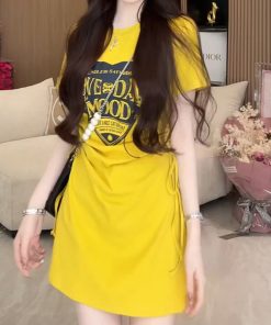 High-End Fashion Slimming Dress for 2025 Summer - Trendy and Age-Reducing Design, Perfect for Chic Occasions