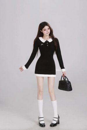 High-End French-Style Black Double-Sided Velvet Dress for Women, Waist-Cinching Silhouette, Elegant Short Skirt, Spring Collection