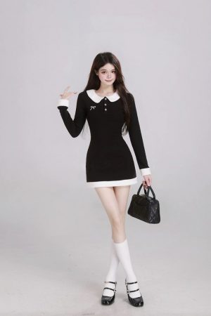 High-End French-Style Black Double-Sided Velvet Dress for Women, Waist-Cinching Silhouette, Elegant Short Skirt, Spring Collection