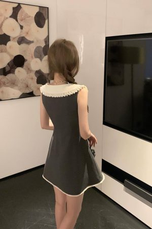 High-End French-Style Sleeveless Dress for Women, Waist-Defined Summer Short Skirt for Petite Princesses, Chic & Elegant