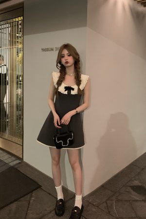 High-End French-Style Sleeveless Dress for Women, Waist-Defined Summer Short Skirt for Petite Princesses, Chic & Elegant