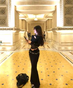 High-End French Style Women's Lace Slim-Fit Top & Bodycon Fishtail Skirt Set for Spring/Summer Fashion