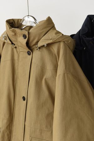 High-End Japanese-Style Detachable Hooded 90% White Duck Down Jacket - Loose Thick Outerwear for Stylish Workwear