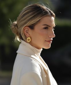 High-End Light Luxury Titanium Steel Ear Hoops - Versatile Plain Studs for European and American Commuter Style