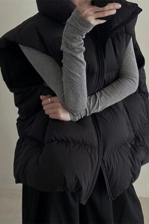 High-End Loose White Duck Down Vest Jacket for Women - European Style Unisex Gilet, Perfect for Fall/Winter Fashion